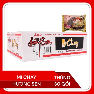 TH 30 GÓI MÌ A ONE CHAY HƯƠNG SEN 85GR -C