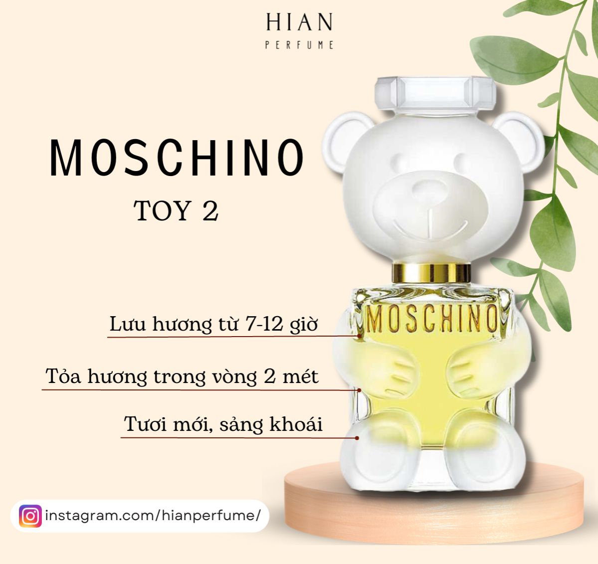 Nước hoa chiết Moschino Toy 2 Eau de Parfum 10ml