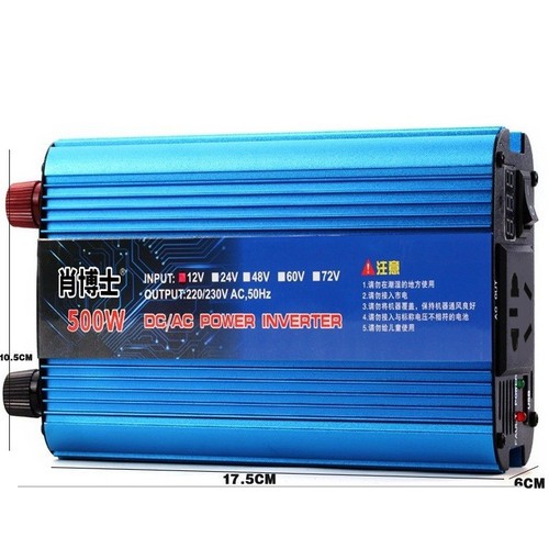 Bộ chuyển đổi nguồn điện 12v220V 500W - Sóng sin chuẩn