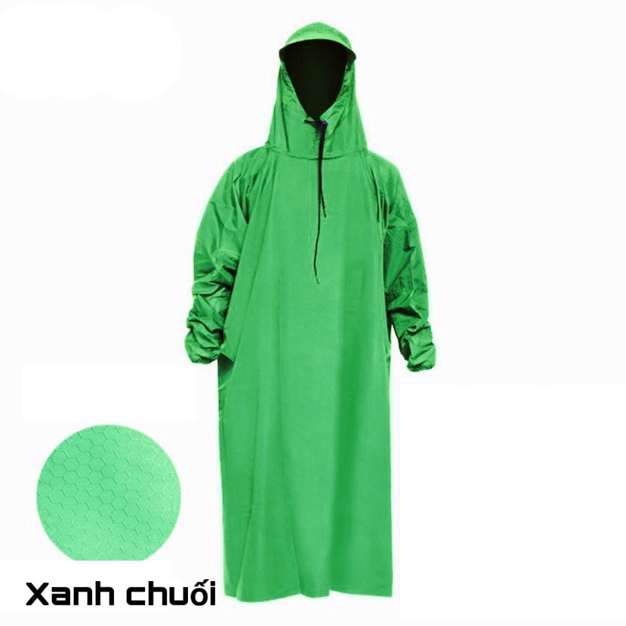 Áo mưa bít 2 bên da cá