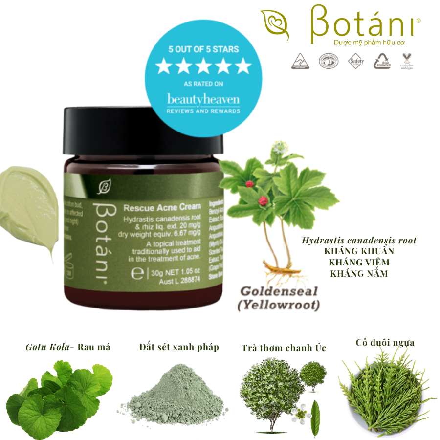 Kem Mụn Hữu Cơ – Rescue Ance Cream (30g)