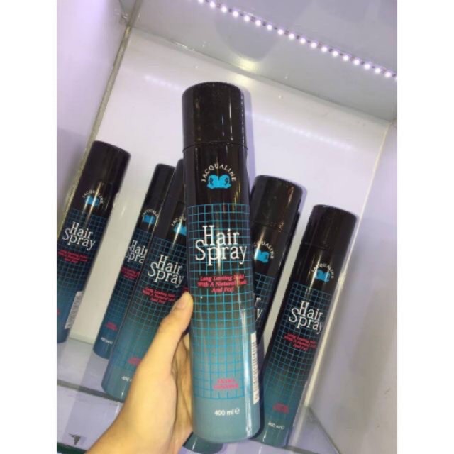 Keo xịt tóc Jacqualine hair spray 400ml (cứng)