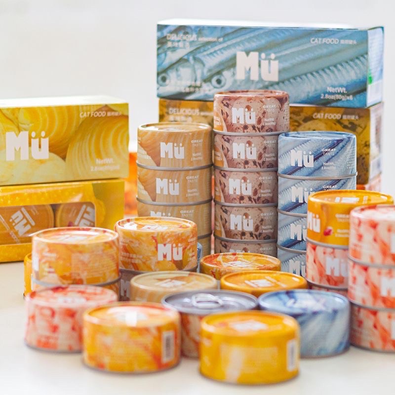 Pate muller nội địa trung topping siêu hấp dẫn cho mèo - pate lon 80g