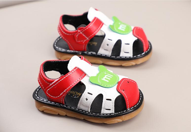 Dép sandal rọ gấu MI cho bé tập đi