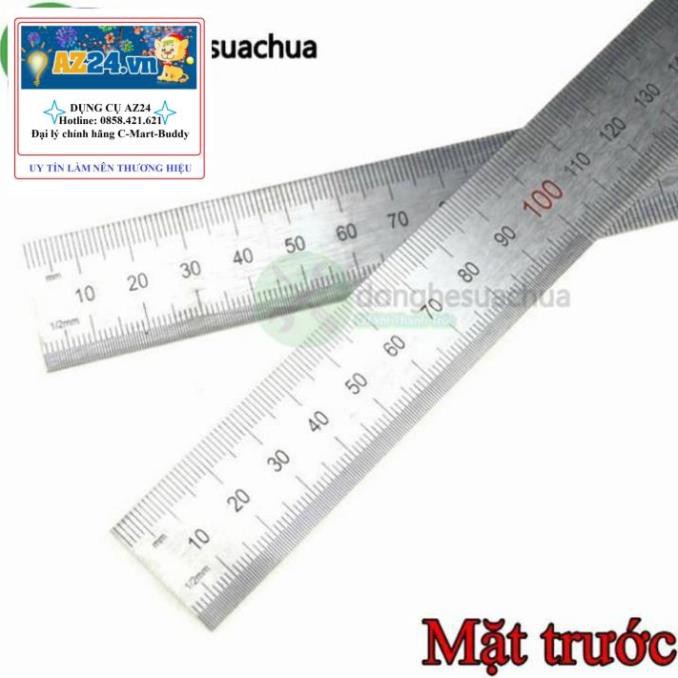 Thước lá C-Mart D0019-300 300mm (30cm) (Đài Loan)