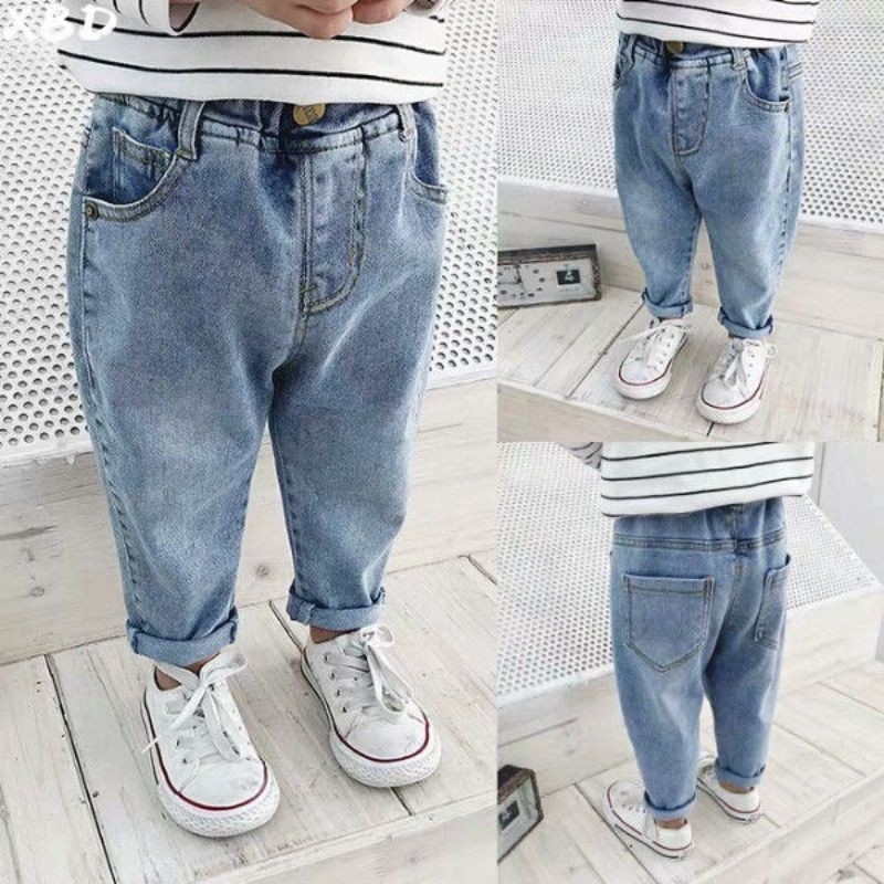 Quần bò siêu chất dáng Baggy cho bé