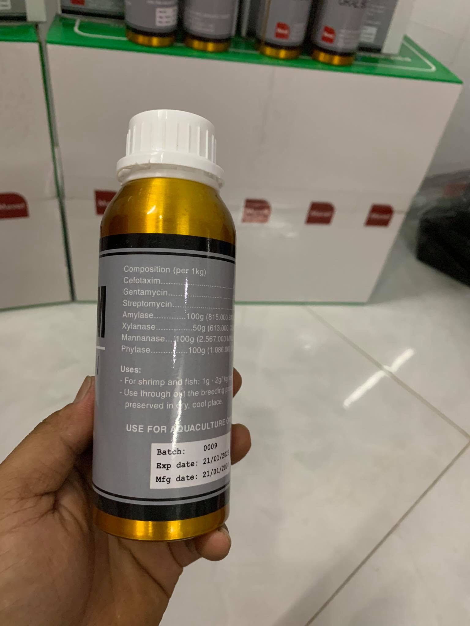 Kháng sinh tổng hợp PRACOLXIM chuyên dùng cho tôm, cá