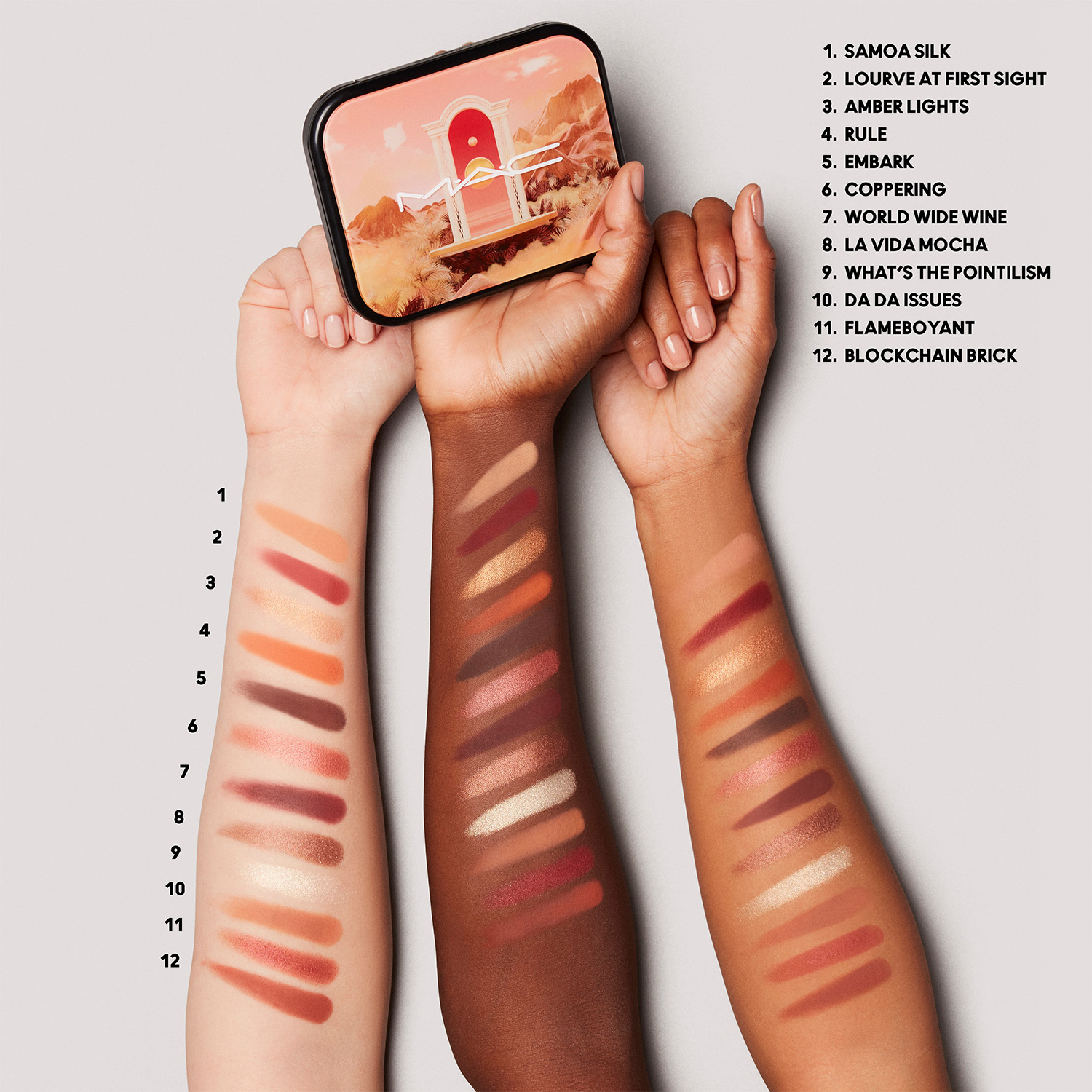 Bảng phấn mắt MAC Connect In Colour Eye Shadow Palette - Eyeshadow, 12.2g