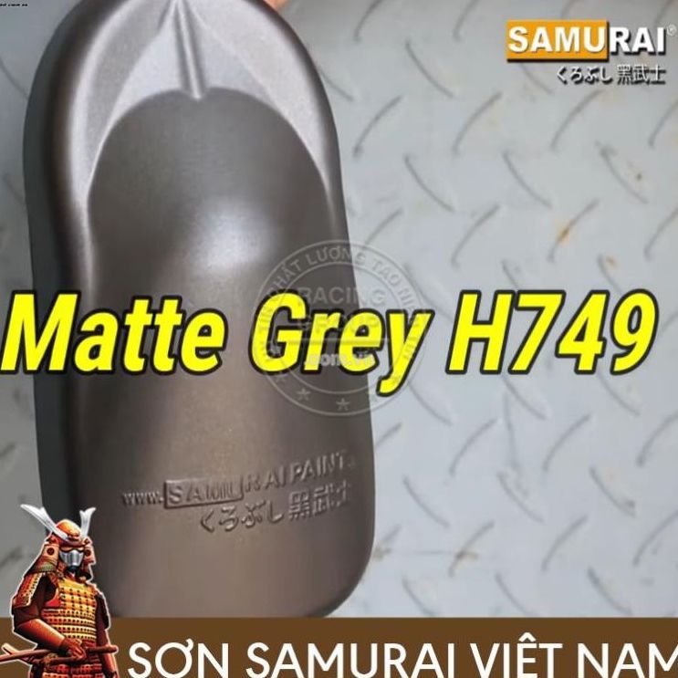 Chai Sơn Samurai Màu Xám Mờ - Mã H749