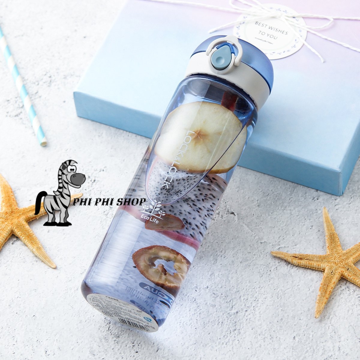 [HCM]Bình nhựa tritan Lock&Lock One Touch Bottle 500ml ABF645