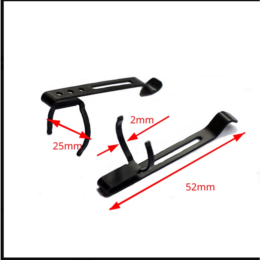 [K72] Clip cài cho đèn pin convoy S2, S2+, M1, C8