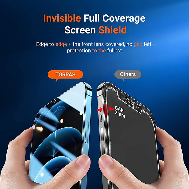 Kính cường lực TORRAS Diamonds Shield cho iPhone 12/13/14 Series