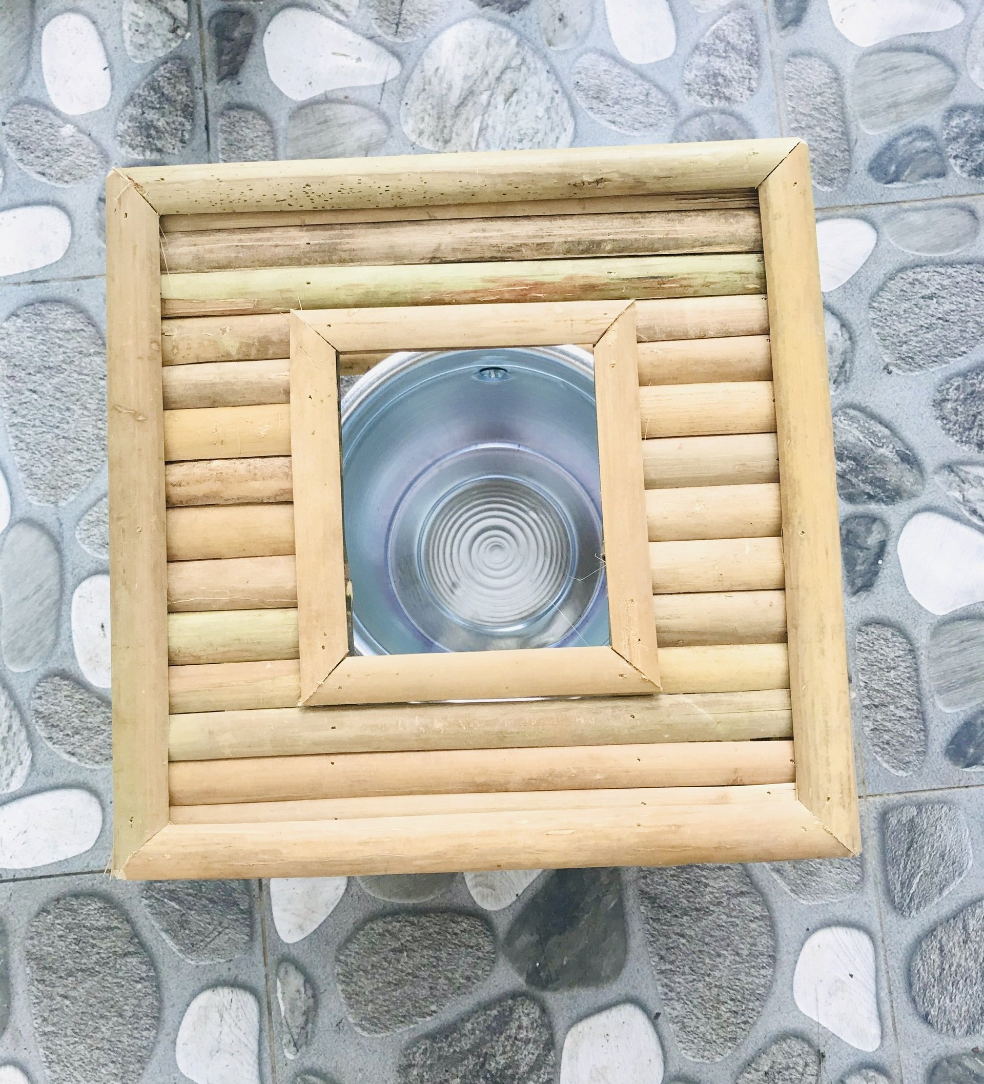 Ghế xông vùng kín+Xô(Tặng đệm lót ghế)