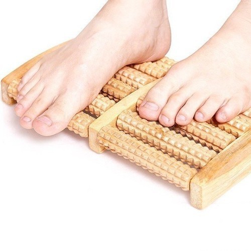 Massage chân gỗ 5 thanh- Lưu thông máu huyết chống tê chân