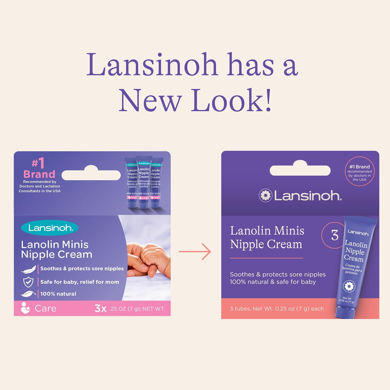 Kem bôi nứt đầu ti Lansinoh Lanolin (1 Tuýp kem 7 gram)
