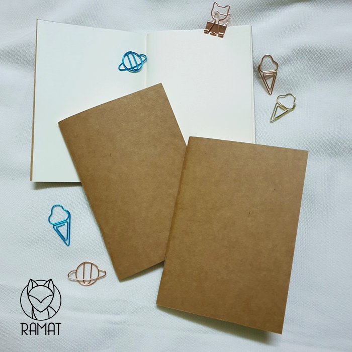 Sổ Tay Mini Bỏ Túi bìa Kraft Vintage
