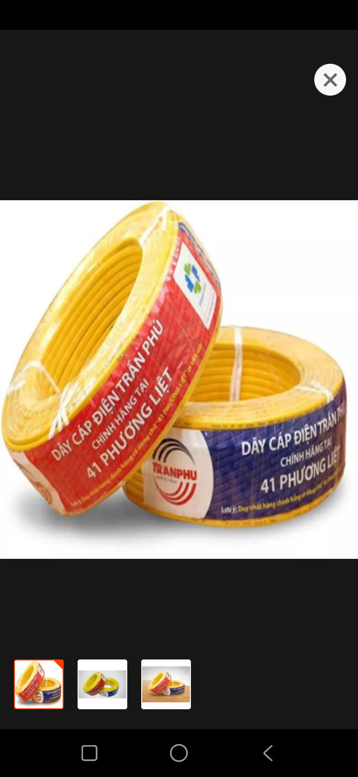 10 mét dây điện 2x2,5 trần phú