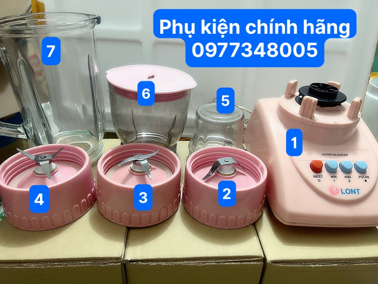 (PHỤ KIỆN) CHÍNH HÃNG MÁY XAY SINH TỐ LONT
