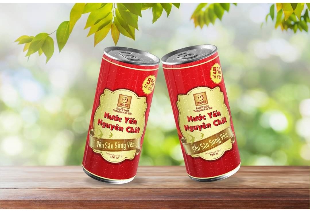 Combo 6 lon nước Ngũ Diệp Sâm - Song Yến