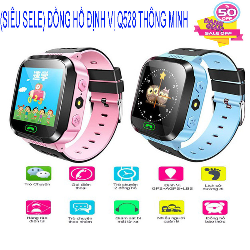 Nơi bán Đồng Hồ Định Vị Trẻ Em, Đồng Hồ Thông Minh Định Vị Q528 Chống Nước, Lắp Sim Nghe Gọi 2 Chiều