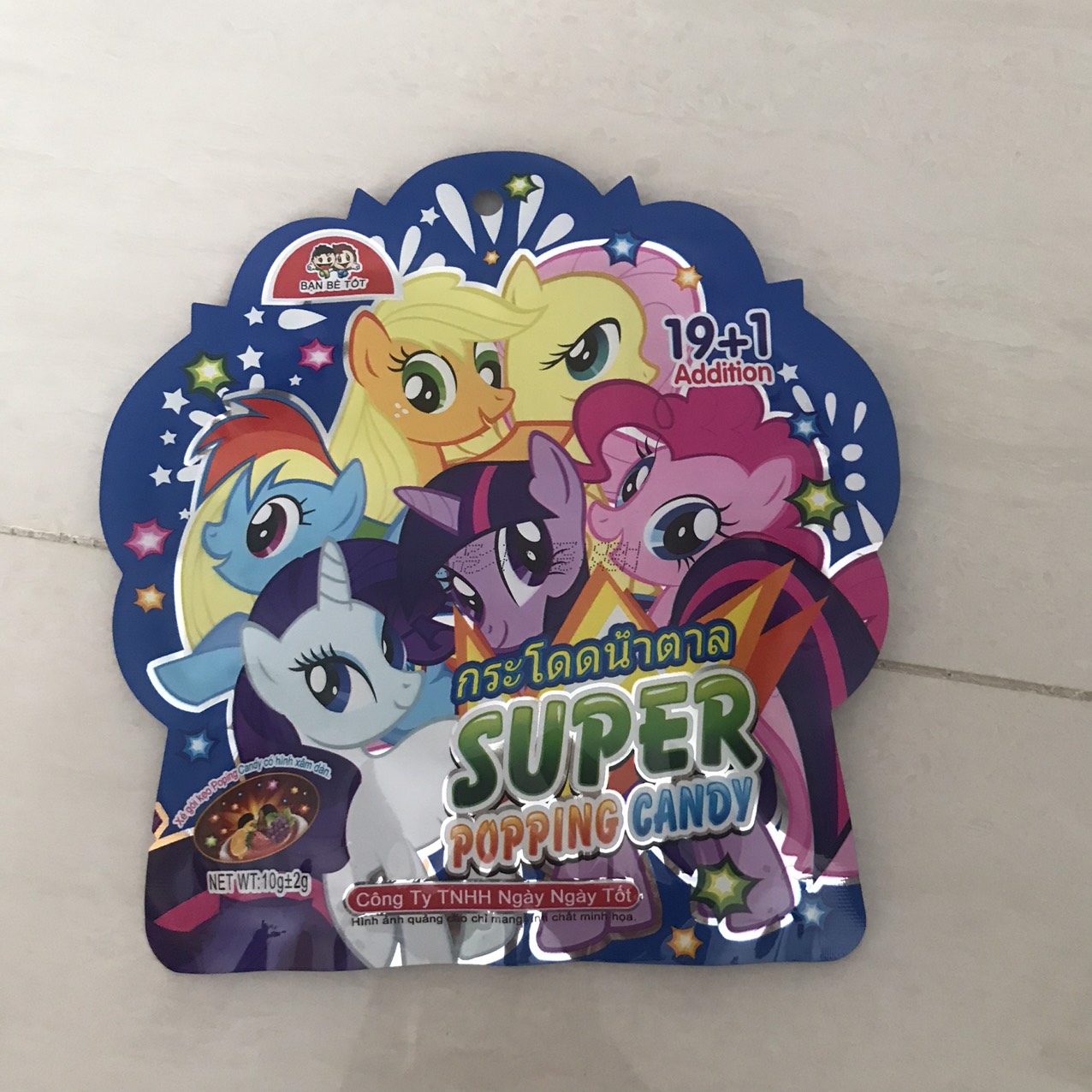[ Combo 2 gói ] Kẹo Nổ SUPER POPPING CANDY - Bịch 10g