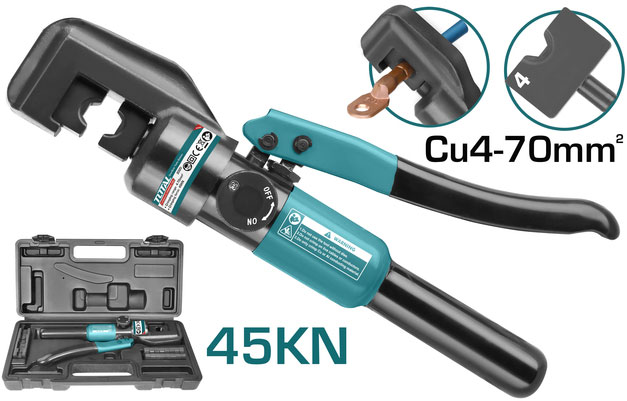 4-70mm kìm ép cos thủy lực total thct070