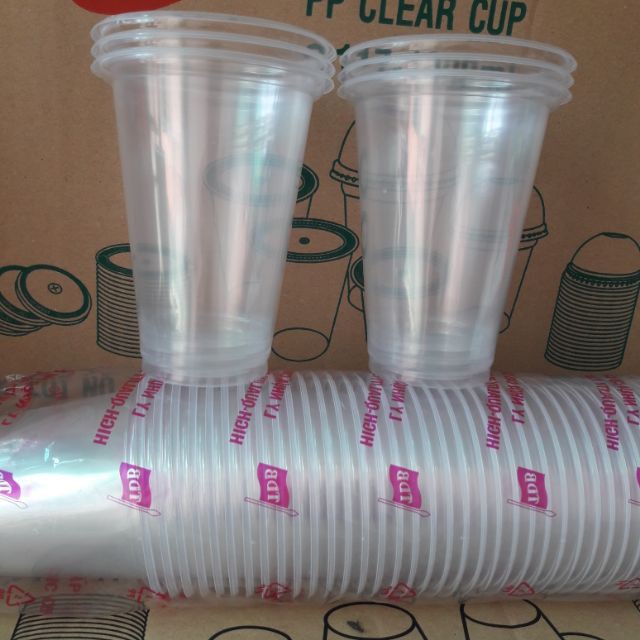 Ly nhựa trơn 450 ml 1 cây 50 ly