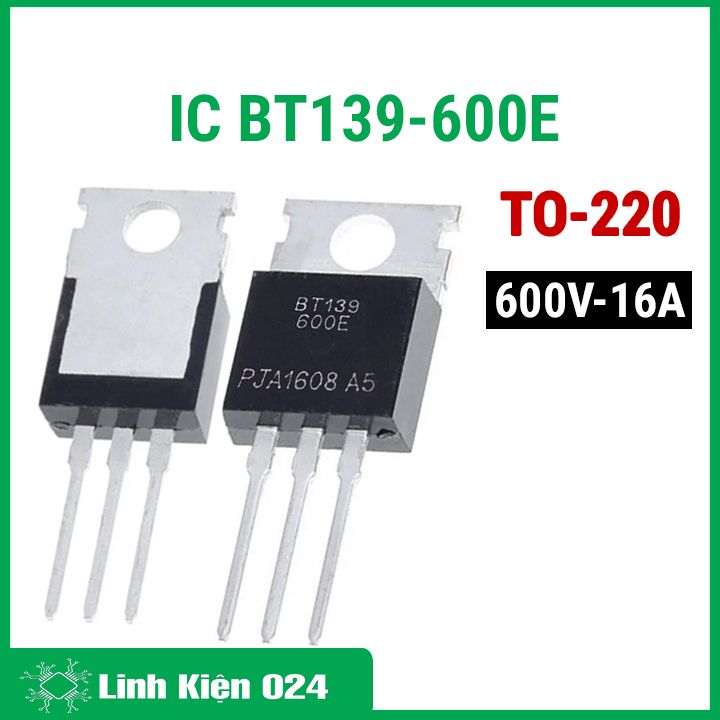 Triac bt139-600e to220 600v 16a