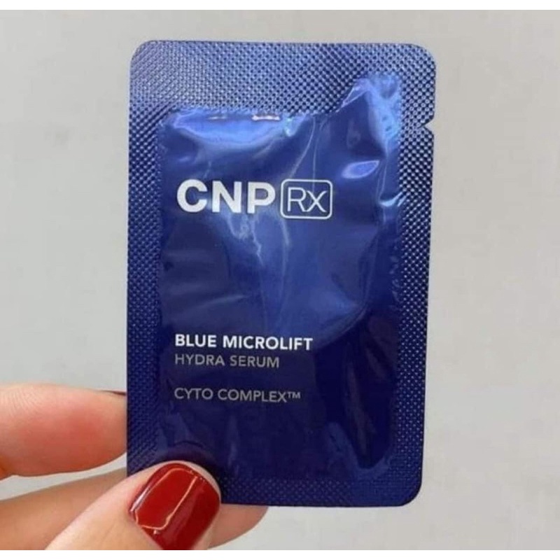 1 gói tinh chất serum cnp xanh cấp nước căng bóng da se lỗ chân lông phục hồi da yếu 1ml