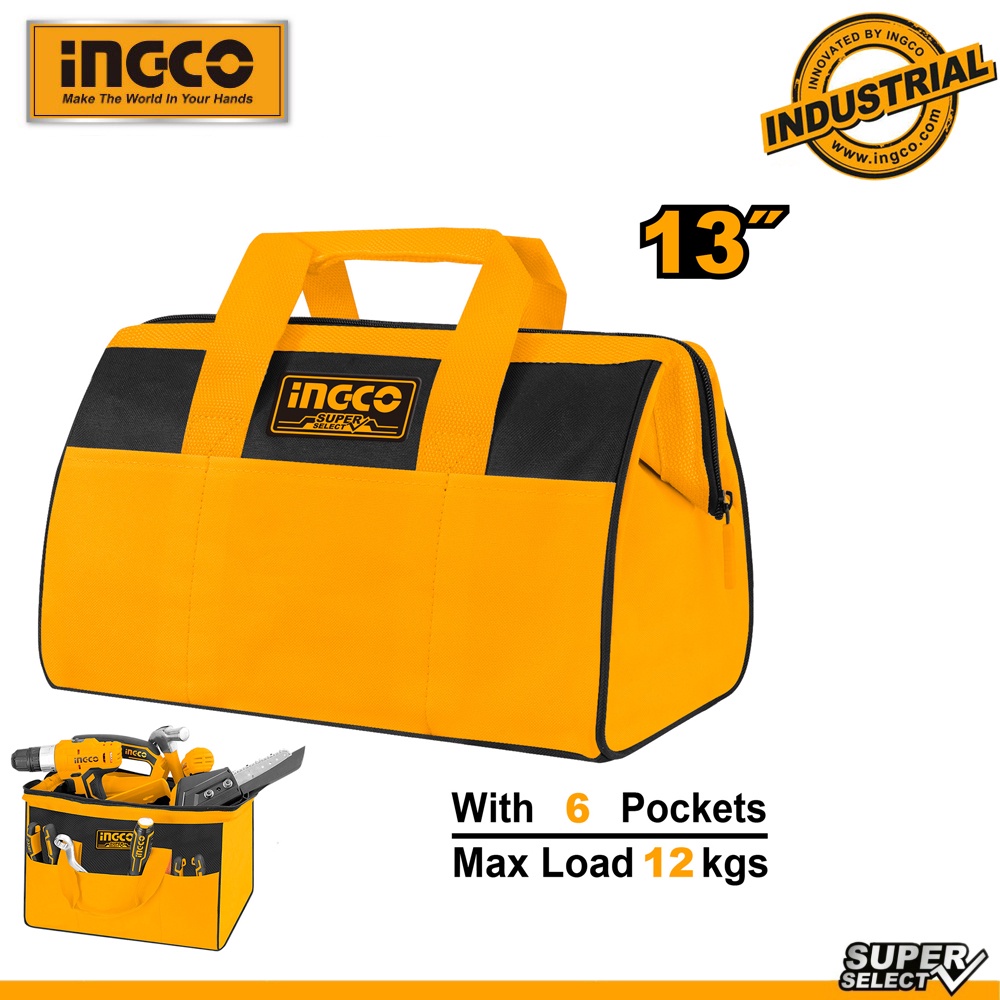 Túi đựng đồ nghề 13inch ingco htbg281328