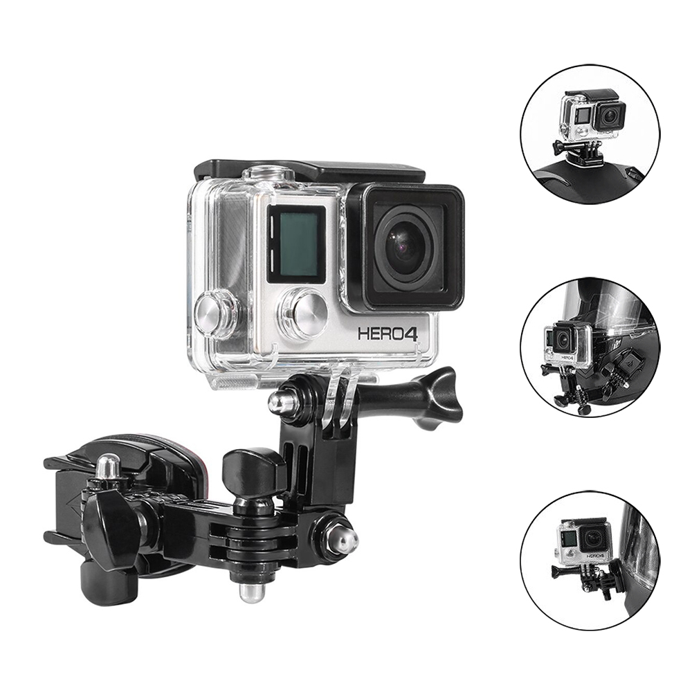 SIDE MOUNT GẮN GOPRO LÊN MŨ BẢO HIỂM MOTOWOLF