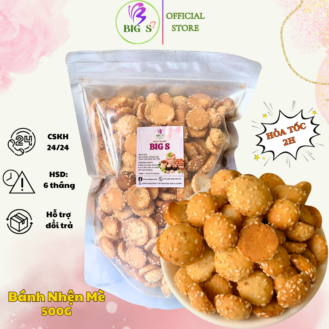 1kg bánh nhện mè bigs