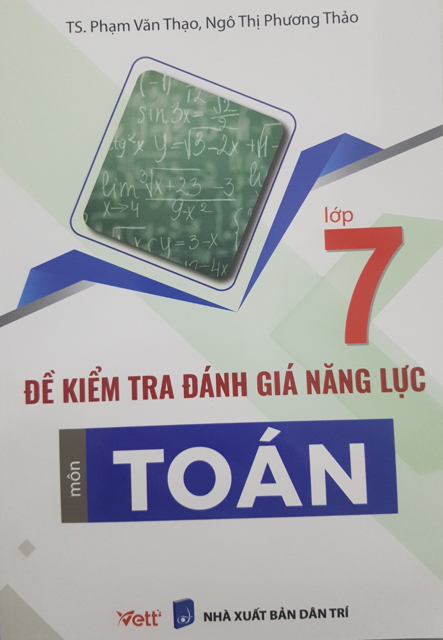 Sách - Đề kiểm tra đánh giá năng lực môn Toán lớp 7