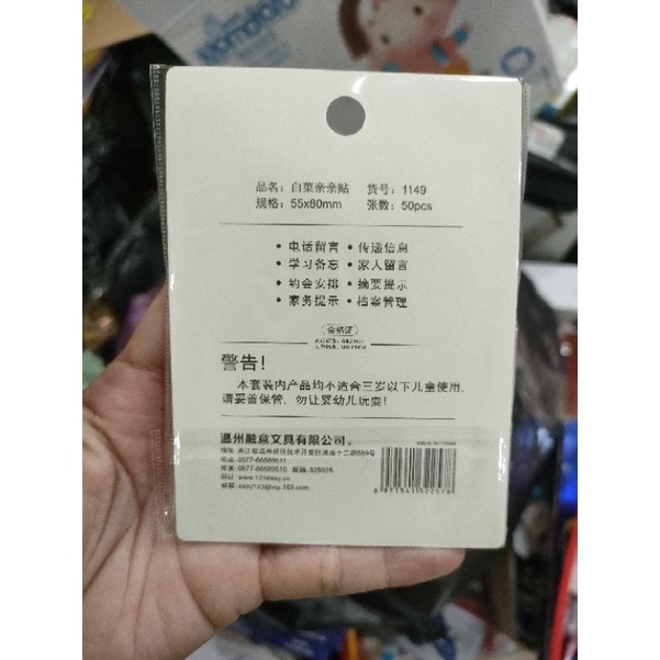 Giấy sticker note hình rau quả - giấy nhắc việc ( 50 tơ`/xấp)