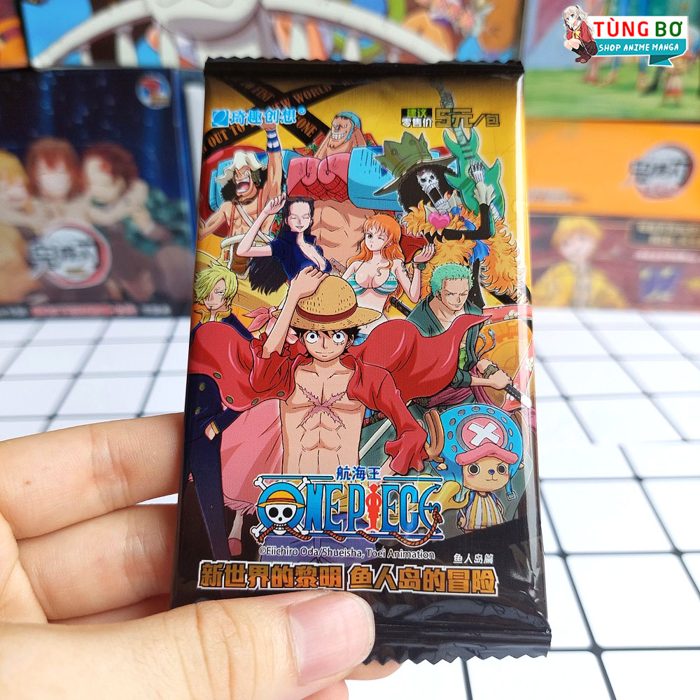 Set 5 Thẻ Nhân Phẩm Anime One Piece