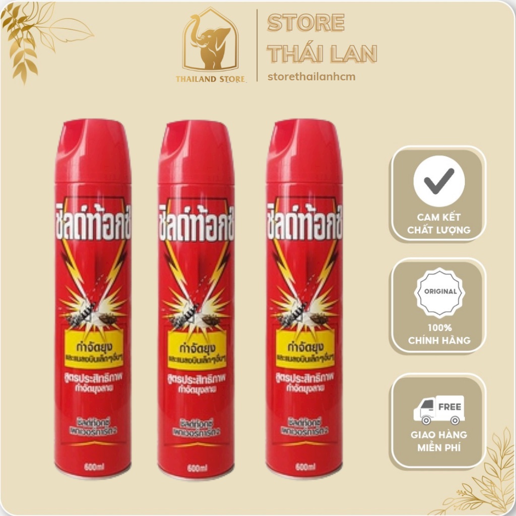 Chai Xịt Muỗi Shieldtox Thái Lan 600ml