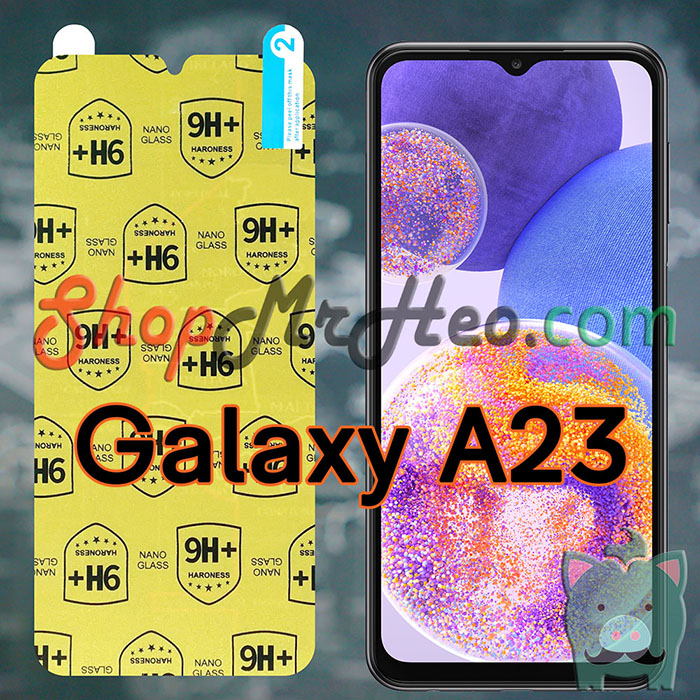 Dán Cường Lực Nano Dẻo Samsung Galaxy A23 4G / 5G (Trong Và Nhám)