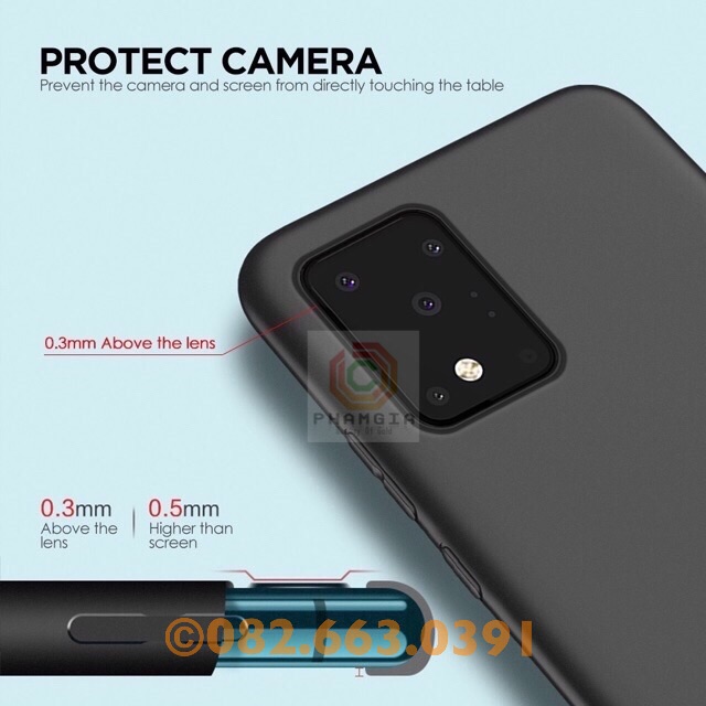 Ốp lưng Samsung galaxy a51  a71 đen dẻo cao cấp