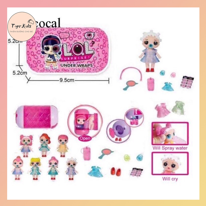 Trứng Búp Bê LOL Bé Gái Đặc Biệt món quà tạo bất ngờ  hàng loại 1 đẹp