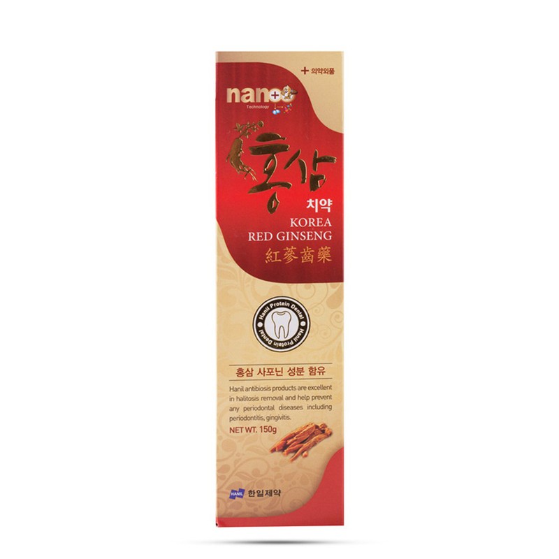 Kem Đánh Răng Hồng Sâm Nano Hàn Quốc 150g