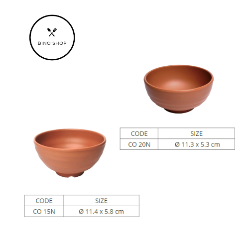 Chén Cơm Nhựa Melamine Nhám Ngói