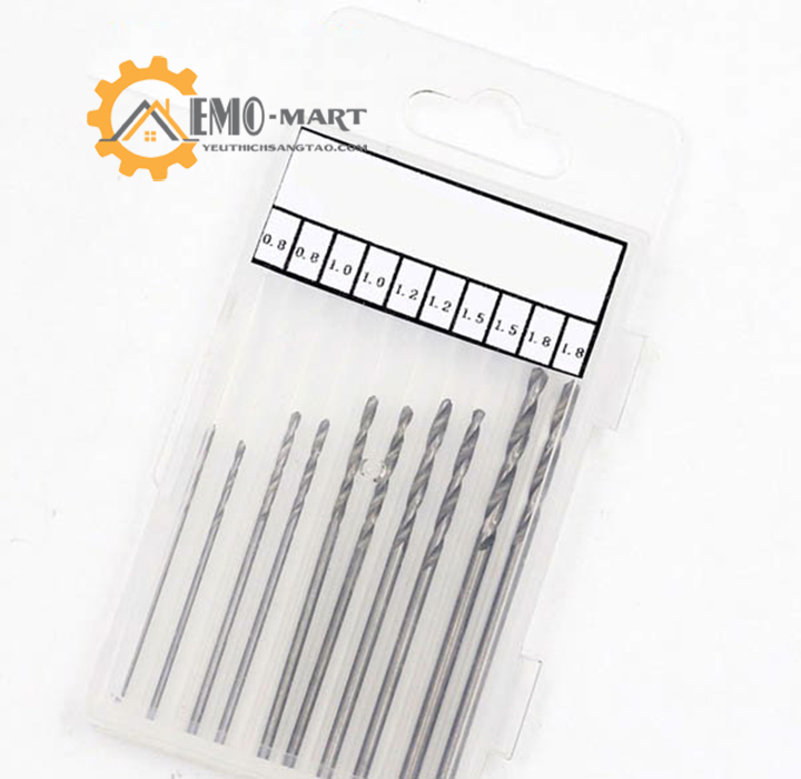 [FreeshipMAX] Bộ 10 mũi khoan mini các cỡ