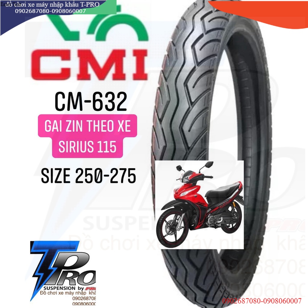 VỎ LỐP CAMEL CM-632 SIRIUS JUPITER WAVE 110 THAILANK 250