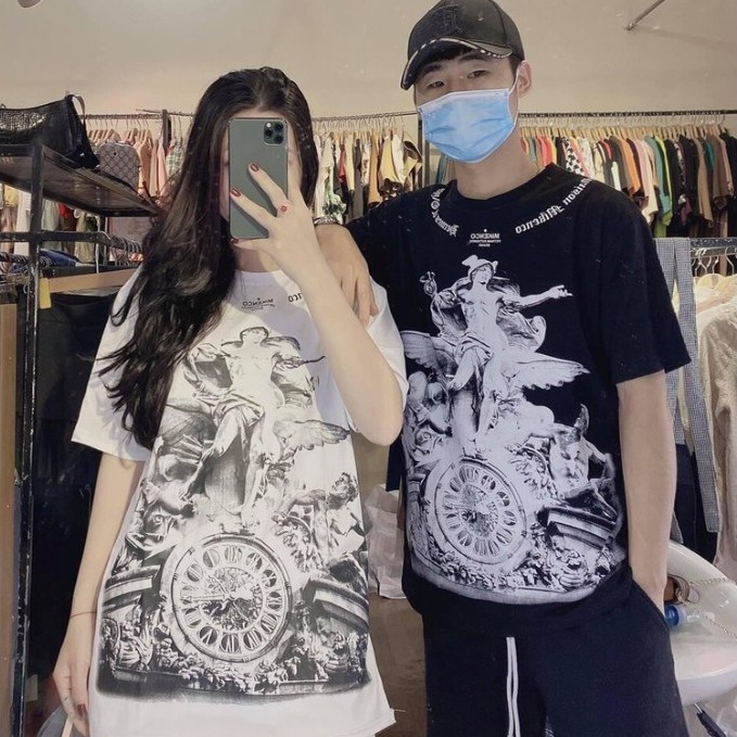 Áo Miken chữ vòng cổ HARI0521