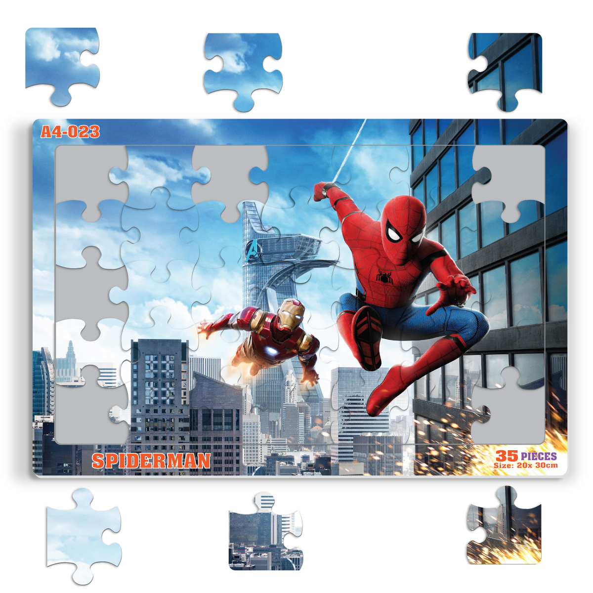 Bộ ghép hình bảng 35 mảnh - Spiderman