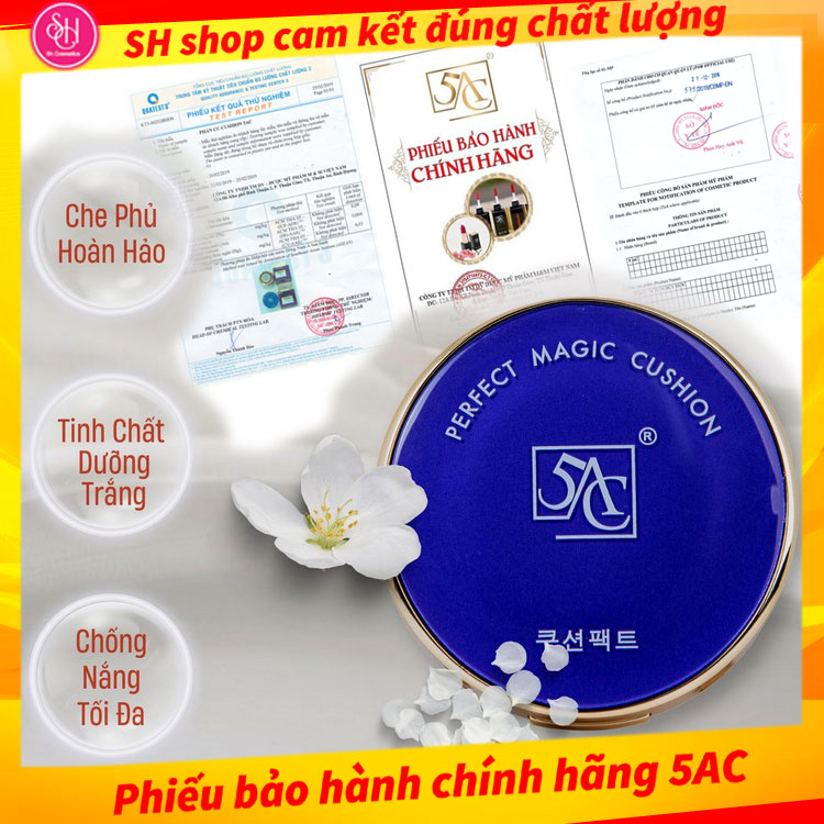 Phấn nước che khuyết điểm kiềm dầu 5AC hàn quốc 15f