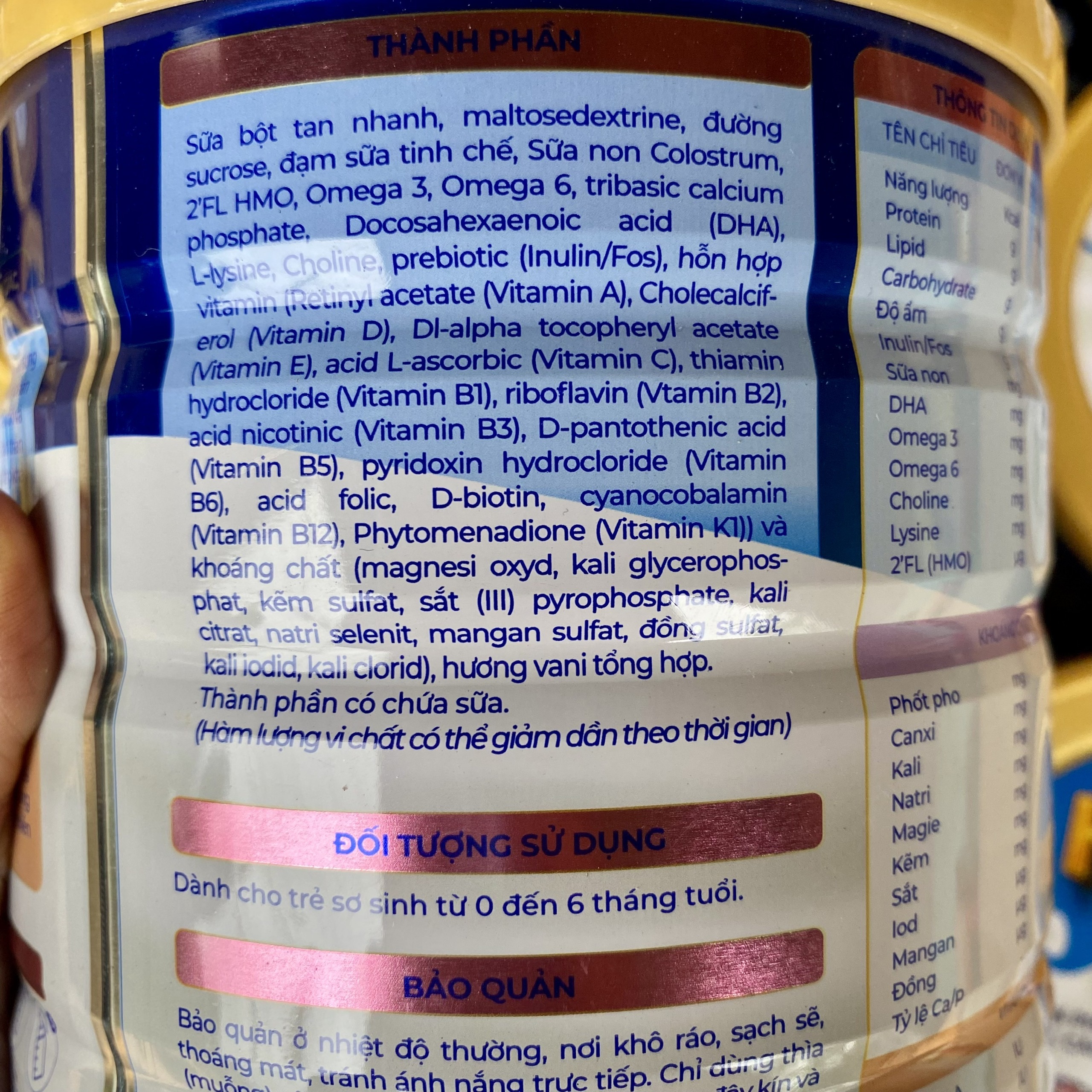 Sữa Hanco Baby Colostrum 900g (Sữa cho trẻ sơ sinh 0-6 tháng) Giảm nôn trớ
