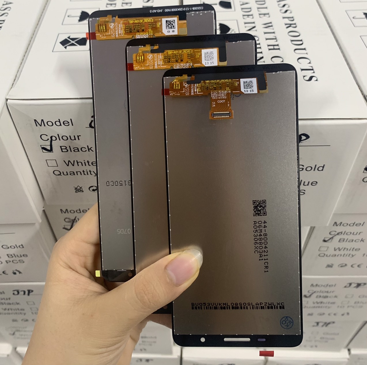 Zin new Samsung A01 core / A013 screen assembly Black