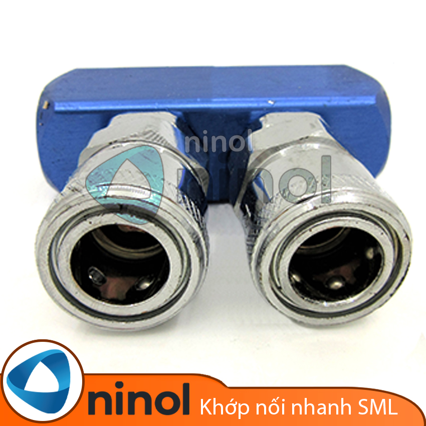 Khớp nối nhanh khí nén chia 2 SML