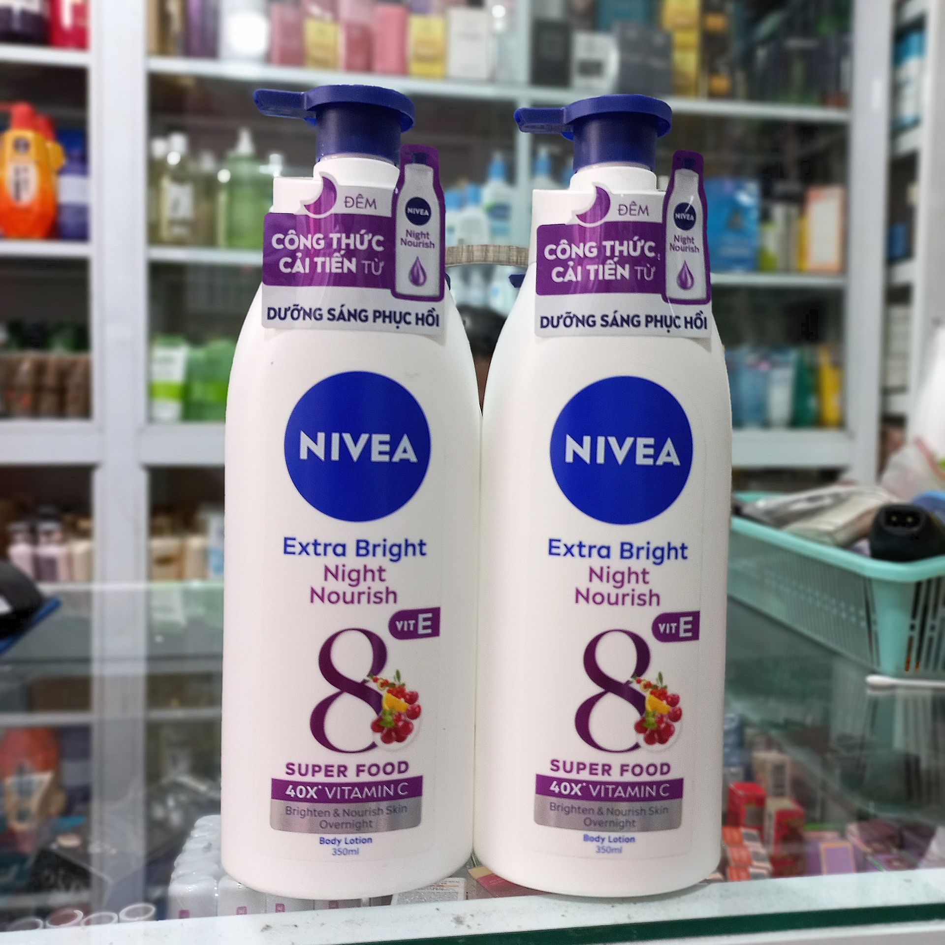 [HCM]Sữa dưỡng thể săn da Nivea Night White 350ml